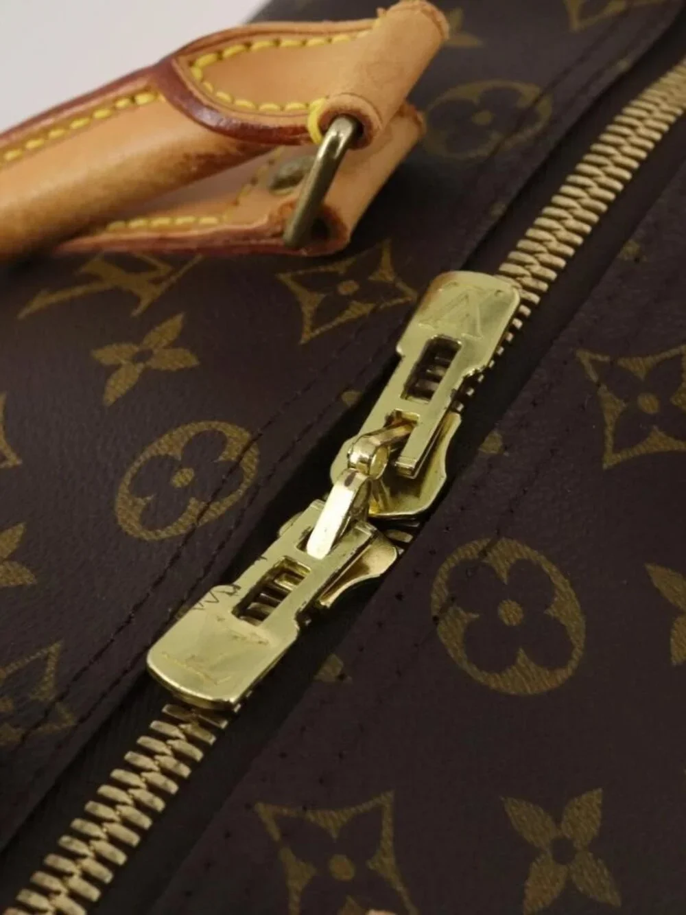 LOUIS VUITTON Monogram Keepall Bandouliere 45 Boston Bag M41418 LV Auth 187418A